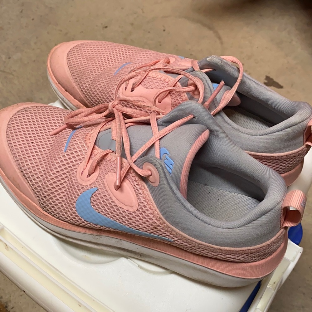 Pink Nike sneakers